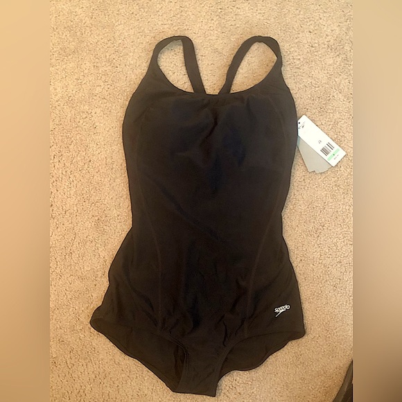 Speedo Women's Swimsuit One Piece PowerFlex Princess Seam Ultraback - Picture 6 of 6